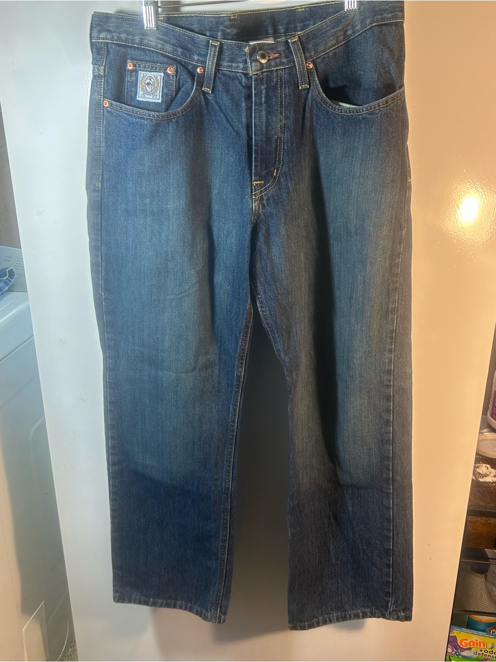 Cinch Men's Dark Blue Straight-Leg Jeans